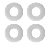 Junta de sellado de silicona para válvulas de drenaje de 2 pulgadas, paquete de 4, sello impermeable a prueba de fugas, fácil reemplazo de bricolaje, adecuado para arandela de base Geberit