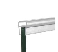 Junta de sellado para puertas de cristal de baño, Clear Shower Screen Seal Strip 1M 6-12mm Glass Door Rubber(H Shape,8mm)