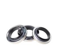 Junta de sello aceite acero inoxidable, 1 pieza PTFE Sello Diámetro interior 60-125 mm eje resistente a altas temperaturas doble labio for compresor aire(85x110x10mm)