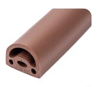 Junta de silicona acústica para puertas y con diseño de múltiples cavidades para reducir el ruido y mejorar la protección contra la intemperie (G)