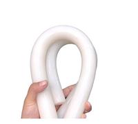 Junta de silicona espumada, Cordón de silicona blanca 1 a 25 mm diámetro(6mm (1Meter))