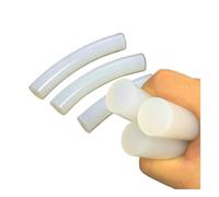 Junta de silicona espumada, Cordón de silicona sólida blanco 1 a 50 mm diámetro for alta temperatura(Diameter 40mm)