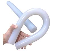 Junta de silicona espumada, Tira de sellado varilla goma con cordón silicona sólida, diámetro 1-25 mm(11mm (1Meter))