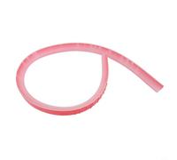 Junta de silicona para baño para retención de agua y separación de zonas secas y húmedas, barrera flexible para aplicaciones de ducha y suelo (transparente, 80 cm)