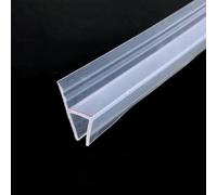 Junta de silicona para mampara de ducha, tira deslizante de goma para baño, accesorios para puertas y ventanas de vidrio, h6-2,5 m, F/h6/8/10/12 mm
