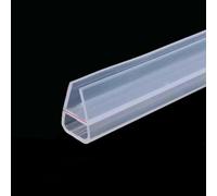 Junta de silicona para mampara de ducha, tira deslizante de goma para baño, accesorios para puertas y ventanas de vidrio, F/h6/8/10/12 mm, U12-5M