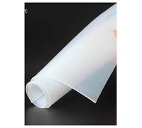 Junta de silicona translúcida, lámina de silicona de alta temperatura, material de junta antideslizante y resistente al calor for sellado, banco de trabajo y manualidades.(500x500x20mm)