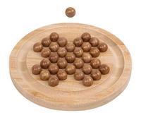 Junta de Solo, Juego de Perlas de Madera para Les, Juego de Simple de Madera, Travel Classic Strategy Family Interactive Toy Little Boys Girls