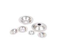 Junta de sombrero de paja en forma de cuenco de acero inoxidable M3-M16 304(M8X14X1 10pcs)