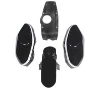 Junta De Tanque De Combustible Carenados Inyección Para Motocicleta Panel Carrocería Kits Protectores Marco Para XSR900 XSR 900 2016-2021 Pegatinas Tanque Motocicleta(Black white)