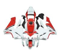 Junta De Tanque De Combustible Para CBR600RR 2003 2004 Accesorios Carenado Motocicleta Modificación Carrocería Conjunto Pegatinas Tanque Motocicleta(White orange)