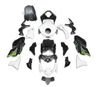 Junta De Tanque De Combustible Para KAWASAKI Para Z900 ZR900 2020-2024 Carenados Motocicleta Molde Inyección Pintado ABS Juego Carrocería Juegos Pegatinas Tanque Motocicleta(White black)