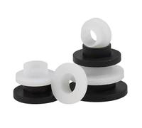 Junta de Transistor de nailon, arandela de plástico tipo T, espaciador de aislamiento, Protector de rosca de tornillo M2m3 M4 M5 M6 M8 M10 M12(White,M6 TO-608(50pcs))