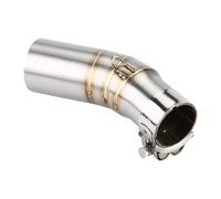 Junta de Tubo de Silenciador de Motocicleta, Tubo de Conexión de Tubo Medio de Escape de Acero Inoxidable, Conector de Adaptador de Tubo Medio de Escape de Manguito Deslizante para NINJIa 400