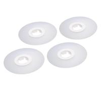 Junta de válvula de descarga de inodoro for Ideal Standard SV01967 SV89067 SV92867 SV92667 SV92467 SV93467 SV93367, kit de repuesto con clip(White-4pcs)