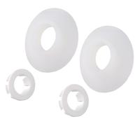Junta de válvula de descarga de inodoro for Ideal Standard SV01967 SV89067 SV92867 SV92667 SV92467 SV93467 SV93367, kit de repuesto con clip(White-2pcs)