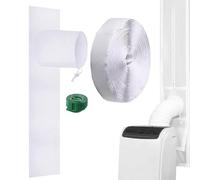 Junta de ventana de aire acondicionado, sellado de ventanas de aire acondicionado móvil, kit de sello de puerta corredera, para aire acondicionado móvil, secadora de aire