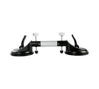 Junta de vidrio ajustable 130 mm con tensor encimera doble ventosa for granito, piedra y mármol para sellar vidrio(1PCS)