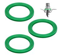 Junta del Cuchillo compatibile con TM5 TM6, 3PCS Junta de Silicona Duradera, Anillos de Sellado de Repuesto, Accesorios para Cuchillas de Robot de Cocina (Verde)