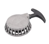 Junta del motor de la motocicleta 1 arrancador de fácil tracción para minimotos 2 tiempos 49 cc, quads, motos cross y pit bikes. Interruptor arranque aluminio(Silvery)