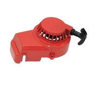 Junta del motor de la motocicleta Arrancador de cuerda aluminio reforzado para motos gasolina 47 cc y 49, minimotos, cross, quads ATV(Red)