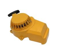 Junta del motor de la motocicleta Arrancador de cuerda aluminio reforzado para motos gasolina 47 cc y 49, minimotos, cross, quads ATV(Yellow)