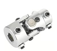 Junta en U del eje de dirección, junta universal DD de 3/4 pulgadas a DD de 1 pulgada, junta en U única, acoplador de eje de dirección 3/4, juntas universales de repuesto automotriz, acoplamiento de