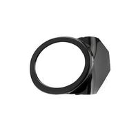 Junta Estanca Faro Delantero Para BMW 3 E46 Para M3 Sport 2000-2005 Luz Antiniebla Parachoques Delantero Cubierta Anillo Lámpara Rejilla Envolvente Embellecedor(Left)