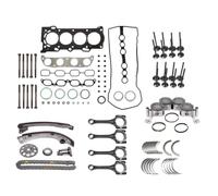 Junta estanqueidad tapa válvulas Juntas De Revisión Del Motor Juego Completo Reconstrucción Kit Pernos Cabeza Para Toyota Para Chevy 1.8L L4 GAS DOHC 1ZZ-FE 1998-2008