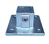 Junta fija de tubo cuadrado de tres vías de tubo cuadrado de 40x40 mm(F)