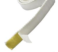 Junta flexible de sellado de puerta de horno para estufa de pellets cuerda de fibra de vidrio de 300 cm, 18 mm de ancho, 3 mm de grosor con baja conductividad térmica