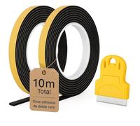 Junta Goma Cinta Vitrocerámica Placa Inducción 10m 10mmx2mm Pack 2 Burlete