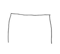 Junta Goma Puerta Burlete De Moldura Para Parabrisas Delantero Para Serie 5 E39 528i 540i Para M5 De Caucho Negro + Lámina De Metal 51318159784 Tira Sellado