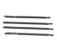 Junta Goma Puerta Coche 4 Burletes Ventanas Molduras Puertas Laterales Correas Sellado Vidrio Exterior Para Toyota Para Land Para Cruiser Para Prado LJ150 2010-2020 Accesorios coche