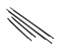 Junta Goma Puerta Coche 4 Piezas De Moldura Para Puerta De Coche Ventana Y Cristal Para Toyota FJ Para Cruiser 2007-2010 2011 2012 2013 2014 Junta de goma para parabrisas
