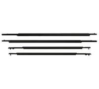 Junta Goma Puerta Coche Burlete Exterior Ventana De Coche Moldura De Goma Para Puerta Lateral De Cristal Tira De Sellado Para Toyota Para Prius 2010-2015 Junta de goma para parabrisas