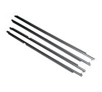 Junta Goma Puerta Coche Burletes Ventanas Molduras De Vidrio Puertas Laterales Bandas De Sellado De Goma Sellos Exteriores Para Toyota Para Vios 2002-2018 Accesorios coche(For 2002-2007)