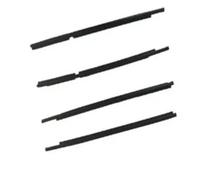 Junta Goma Puerta Impermeable Para Jeep Para Grand Para Cherokee II WJ WG 1998-2005 Línea Puerta Moldeo 55135890AF 4 Piezas Sello Goma Vidrio Para Ventana Exterior Negro