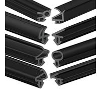 Junta Goma Ventana Aluminio y PVC Muestrario | Kit para Identificar Perfil Compatible Rehau, Veka, Wintech y Aluplast | Burlete Caucho para Exterior e Interior | 8 Perfiles