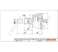 Junta homocinética DP2110.10.1321 Drve+ para MERCEDES-BENZ CLASE A