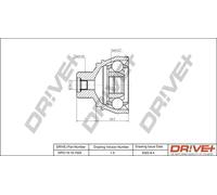 Junta homocinética DP2110.10.1523 Drve+ para AUDI A7 Sportback A6 C7 A5 A8 D4