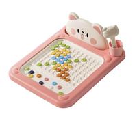 Junta magnética: 8.6 Pulgadas de Juguete Educativo ABS para pequeños, Almohadilla interactiva de Cuentas con función Creativa de Aprendizaje temprano, Tablero de Dibujo para, niñas,