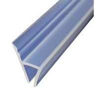 Junta Mampara Ducha,Goma Mampara Ducha, Adecuado para Vierteaguas Mampara Baño Puerta de 6mm,8mm,10mm,12mm de Espesor,Perfil de Mampara para Cristal Recto y Curvado,Fácil Instalar (100cm,12mm,h)