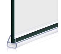 Junta Mampara Ducha, Goma para Mampara de Ducha, Vierteaguas Mampara con Ajuste Perfecto para Puertas de 6mm,8mm,10mm,12mm, Perfil Mampara Ducha, Forma de U, F, h, Esquina (U,8mm,200cm)