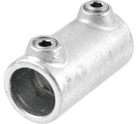 junta - manguito de hierro galvanizado de 33,7 mm para conexiones de tuberías, resistente a la corrosión y adecuado para instalaciones industriales.