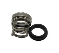 Junta mecánica de eje de recambio, Sello de eje NBR serie 155 apto for 10-50 mm con resorte de acero inoxidable for bomba de circulación(32mm)