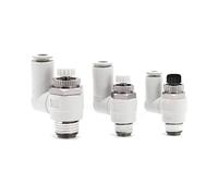 Junta neumática Válvula de control de velocidad universal neumática Junta de tubería de gas AS1301F/2301F/1311F/2311F-M3/M5/01/02-03-04-06S 1 pieza(AS2301F-01-08S)