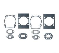 Junta para almohadillas para Zenoah G45L G35 G4K BC4310 3410 desbrozadora compatible con integridad fiable de la cámara de combustión (2 juegos)