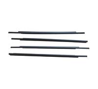Junta para Maletero Coche Para Mitsubishi Para Outlander 2007-2012/2013-2018 4 Uds Tira Sellada Vidrio Para Ventanilla Coche Lateral Para Clima Tira Sellado Puerta(For 2007-2012)
