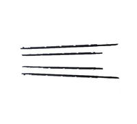 Junta para Maletero Coche Para Toyota Para Land Para Cruiser LC80 FZJ80 LX450 75710-60021 1990-1998 4 Unids/set Burlete Cristal Cromado Para Puerta Coche Y Ventana(Negro)